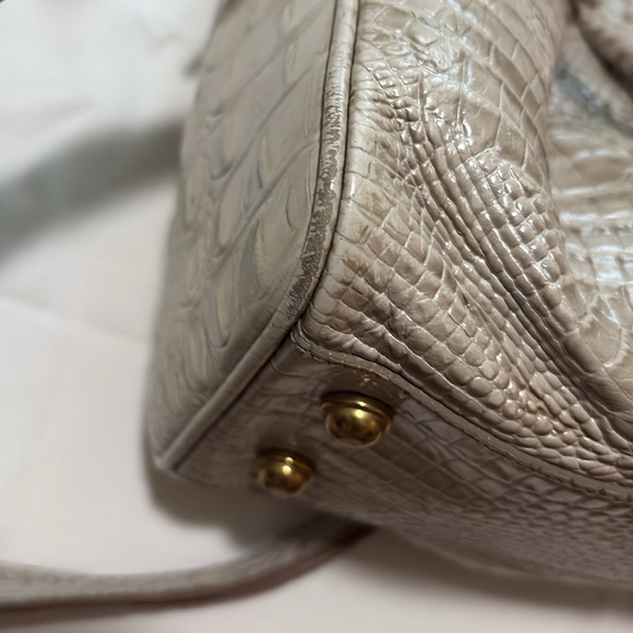 Brahmin satchel Shoulder Cream Purse - Picture 7 of 7